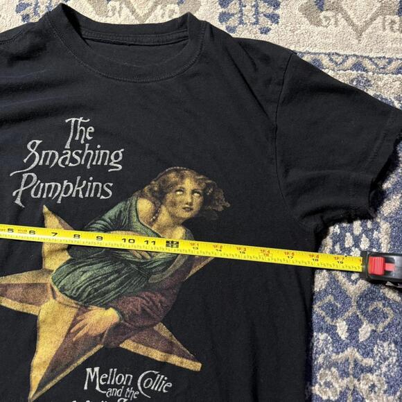 Smashing Pumpkins black tee nostalgia Mellon Collie album artwork graphic Size S - Picture 5 of 6